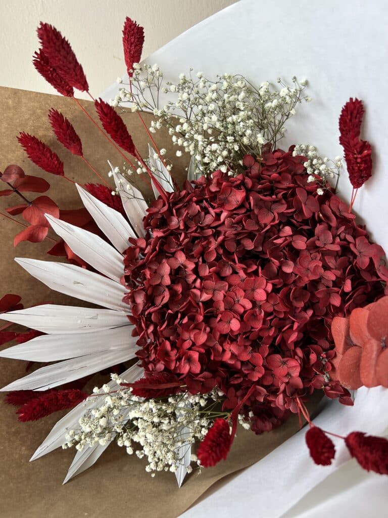 Bouquet sec Saint Valentin